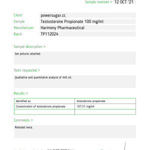 Harmony Pharma Testosterone Propionate 100mg.png