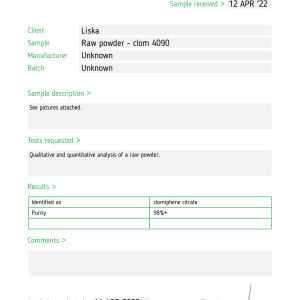 Test Report #19921 - clomiphene citrate.png