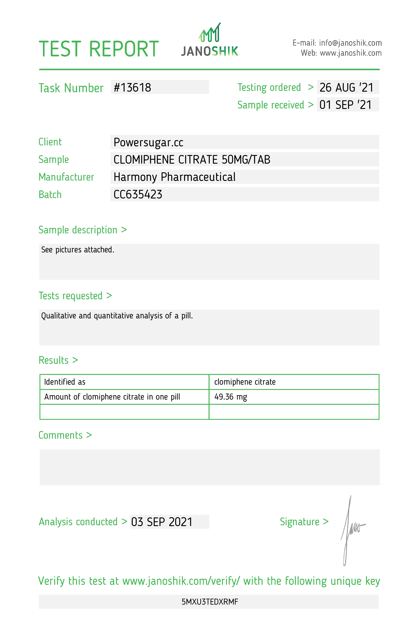 Harmony Pharma Clomiphene citrate 50mg.png